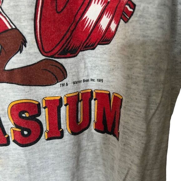 VTG Tasmanian Devil Gymnasium T Shirt XL - Picture 4 of 7